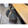Image 17 : Wooden Conference Table 142" x 36" x 30.5"H w/ 8 Misc Chairs