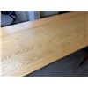 Image 3 : Wooden Conference Table 142" x 36" x 30.5"H w/ 8 Misc Chairs