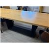 Image 5 : Wooden Conference Table 142" x 36" x 30.5"H w/ 8 Misc Chairs
