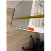Image 15 : Qty 2 White 3-Drawer Cabinets w/ Adjustable Height Desk 55" x 24" & Rolling Office Chair