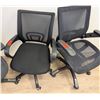 Image 5 : Qty 3 Rolling Office Chairs w/ Mesh Seats & Backs, Misc Sizes
