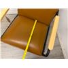 Image 5 : Metal Stationary Armchair w/ Upholstered Seat & Back 27" x 19" x 28"H