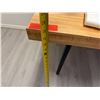 Image 5 : Wooden Table 80" x 32" x 28"H & Rolling Office Chair (contents not included)