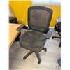 Image 6 : Wooden Table 80" x 32" x 28"H & Rolling Office Chair (contents not included)