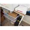 Image 8 : Small 4-Tier Shelving Unit & Corner Table, Misc Sizes (contents not included)