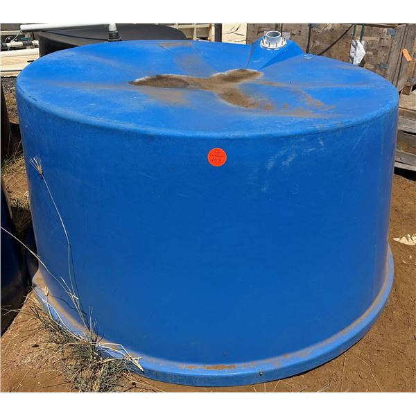 Round Blue Commercial Tank 75" Dia, 40"H