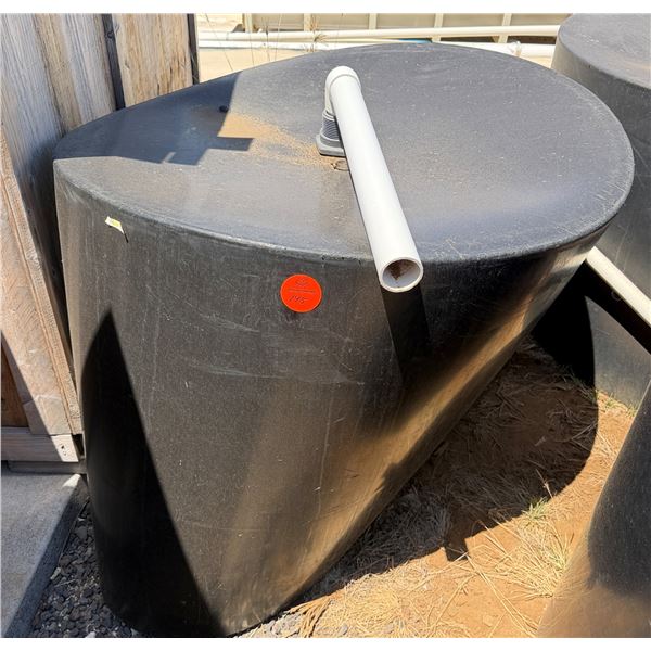 Round Black Commercial Tank 48" Dia