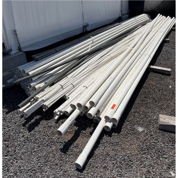 Multiple Cresline PVC Pipe Sections, Misc Sizes, Lengths to 241"