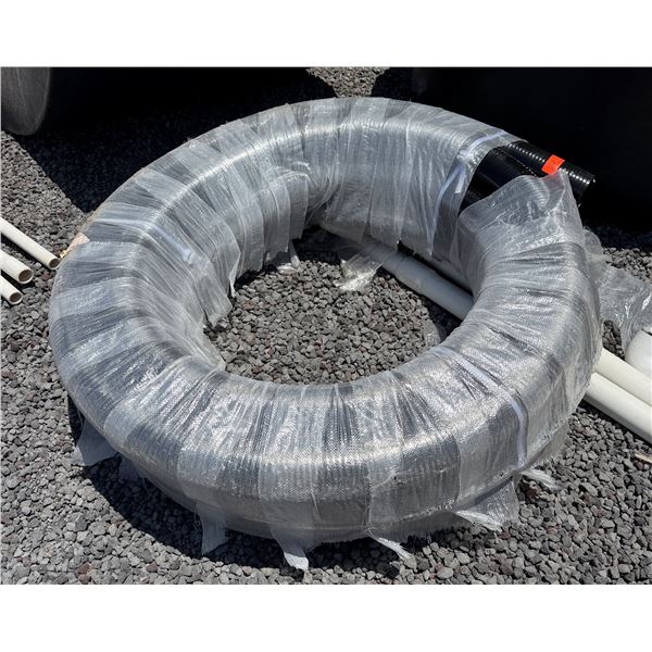 Corrugated Industrial Coil Hose Approx. 4" Dia