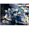 Image 3 : Bin Multiple PVC Pipes, Gray Fittings & Blue-Handled Ball Valves 44"L