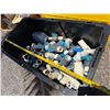 Image 5 : Bin Multiple PVC Pipes, Gray Fittings & Blue-Handled Ball Valves 44"L