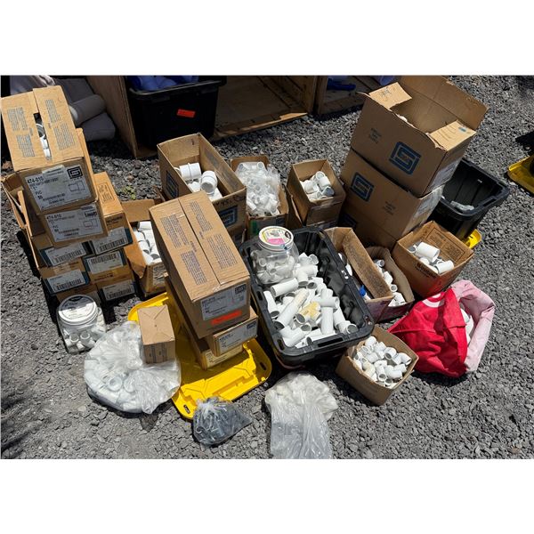 Multiple Boxes Spears 474-010 Adapters, 407-010 Elbows, Westlake 449-010BC Plugs, Misc Fittings, etc