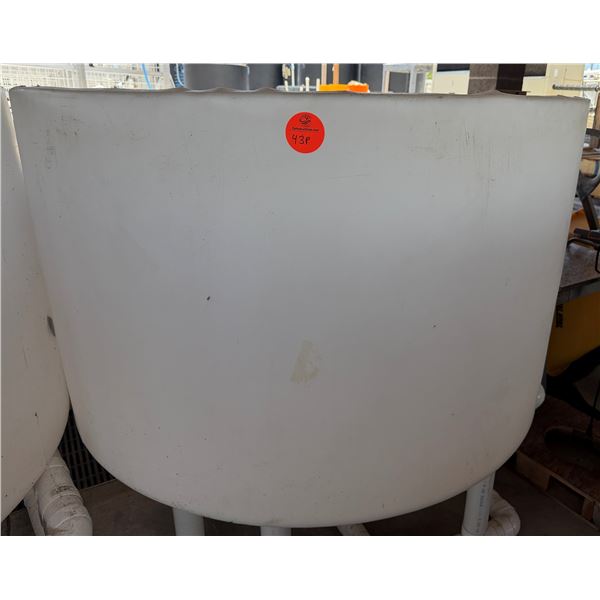 White Commercial Aqua Tank 60" Dia, 36"H