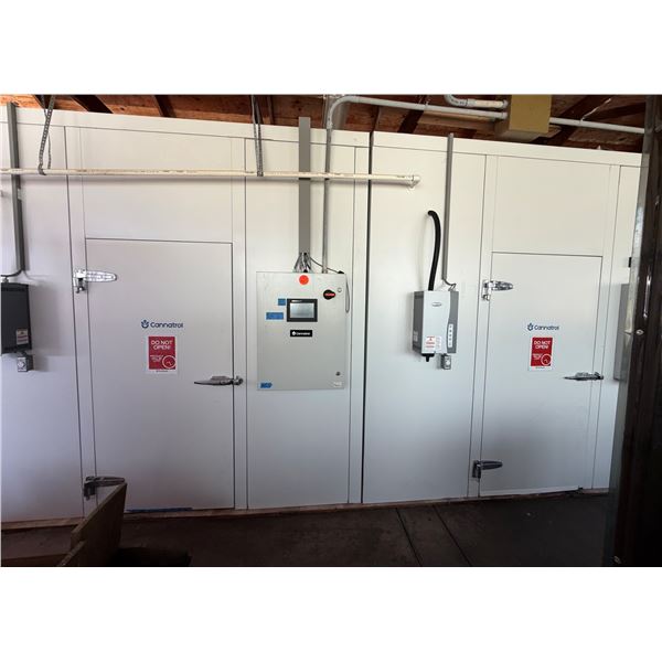 Cannatrol DC8 Dry/Cure System - (2) Dry Rooms, Legacy Chiller, 2024 Cost $136,400