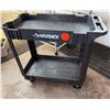 Image 1 : Husky Utility Cart w/ Undershelf 34" x 17" x 33"H