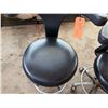 Image 3 : Qty 2 Rolling Chairs w/ U-Shaped Backrests & Footrails