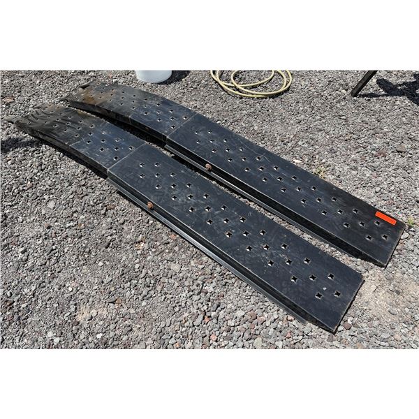Qty 2 Metal Loading Ramps 83" x 10.5"W