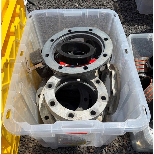 Bin Multiple Expansion Joints w/ Metal Flanges