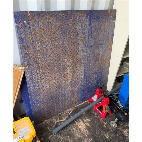 Adam Equipment PT 112M Platform Scale Base, 2 Craftsman Manual Jack Stands, Husky Floor Jack, etc