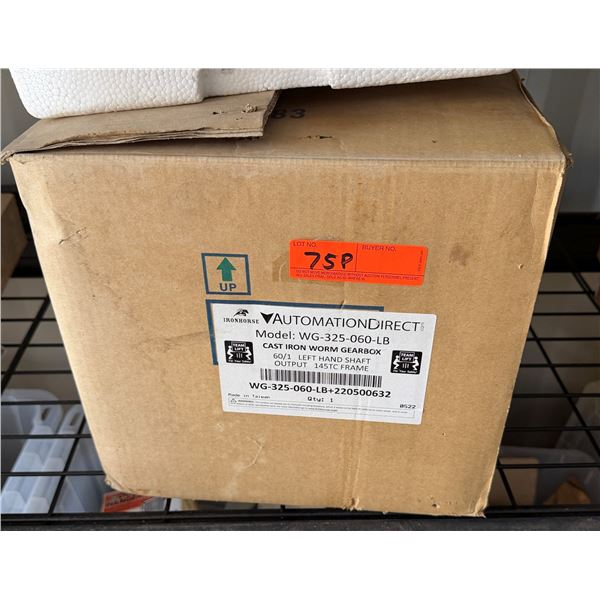 Automation Direct WG-325-060-LB Cast Iron Worm GearBox