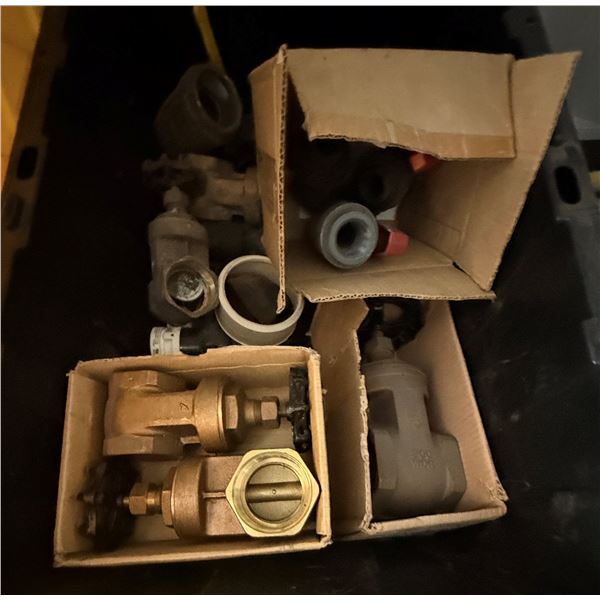 Multiple Plumbing Fittings, Brass Gate Valves, Ball Valves, Threaded Fittings, etc