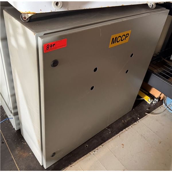 Gray Metal Industrial Electrical Enclosure