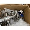 Image 9 : Multiple Tri-Clamp Sanitary Ball Valves, Pipe Fittings, Reducers, Nipples, Clamps, etc