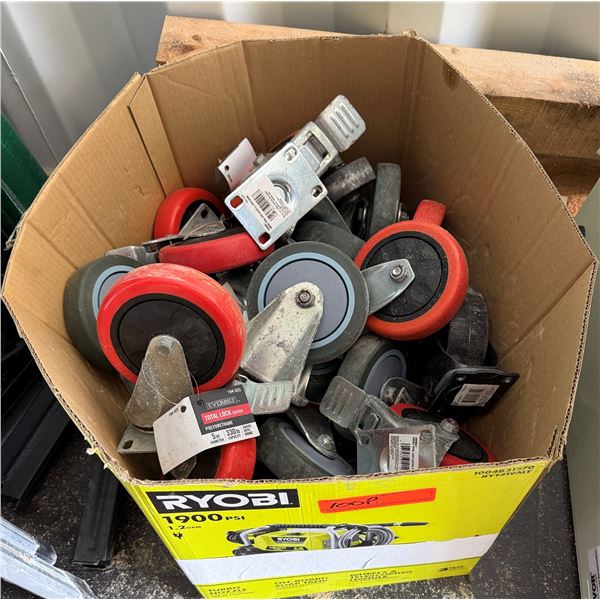 Multiple Everbilt Total Lock Casters w/ Brakes
