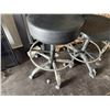 Image 4 : Qty 3 Rolling Chairs w/ Footrails