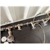 Image 7 : Gas Manifold System w/ Gate Valves & Gauges