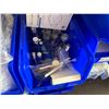 Image 4 : Multiple Blue Bins & Contents: Racks, Spray Bottles, Fisher Head Covers, Solution Bottles, etc