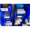 Image 7 : Multiple Blue Bins & Contents: Racks, Spray Bottles, Fisher Head Covers, Solution Bottles, etc