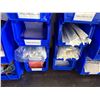 Image 8 : Multiple Blue Bins & Contents: Racks, Spray Bottles, Fisher Head Covers, Solution Bottles, etc