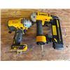 Image 2 : DeWalt DCF891 Impact Wrench & DWFP12233 Brad Nailer (no batteries)