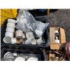 Image 8 : Multiple Bins PVC Pipe Fittings, P-Traps, Ball Valves, Clamps, Hardware, etc