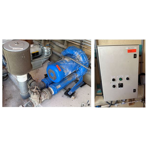 AMETEK Rotron Regenerative Blower in Housing w/ Control Panel