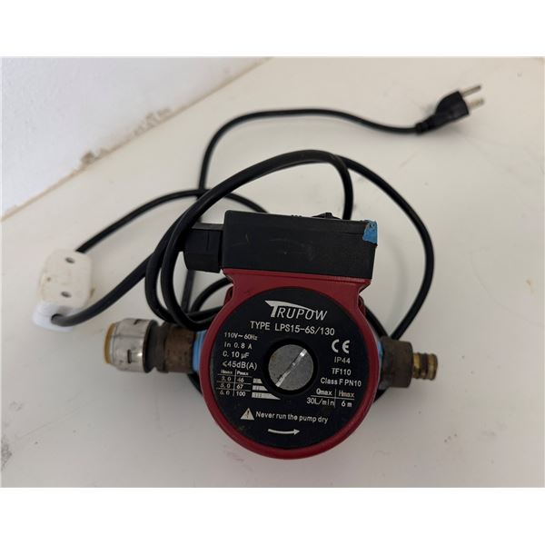 TRUPOW LPS15-6S/130 3-Speed Circulation Pump