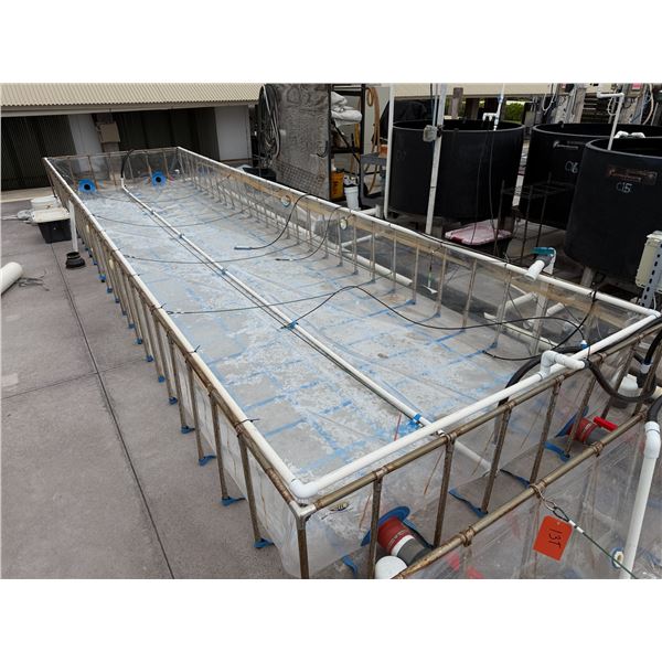 MK Aquarium Aquaculture/Aquaponics Tank Approx. 32.8' L x 7.5' W