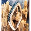 Image 1 : Blue Diamond Square Slide-Through Pendant