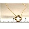 Image 11 : Open Design Ruby Quatrefoil Necklace