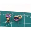 Image 7 : Cushion-Cut Amethyst and Diamond Earrings