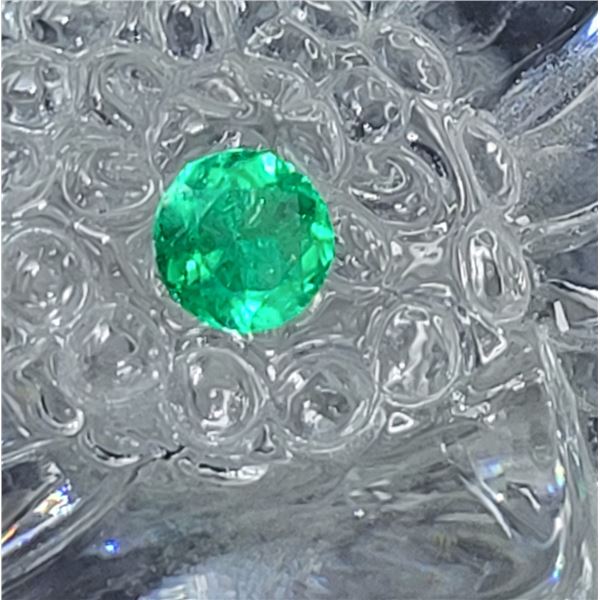 .40ct Muzo Colombian Emerald Round Loose