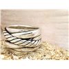 Image 2 : David Yurman Sterling Silver Crossover Cable Band