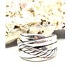 Image 5 : David Yurman Sterling Silver Crossover Cable Band