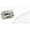 Image 6 : David Yurman Sterling Silver Crossover Cable Band