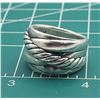 Image 8 : David Yurman Sterling Silver Crossover Cable Band