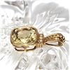 Image 9 : Designer-Inspired Lemon Quartz and Diamond Pendant