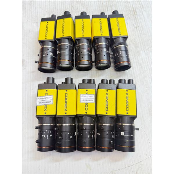 Lot of (10) Cognex Cameras