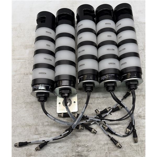 Lot of (5) Banner #B-TL70-Q3PMA Stack Lights