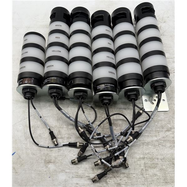 Lot of (6) Banner #B-TL70-Q3PMA Stack Lights